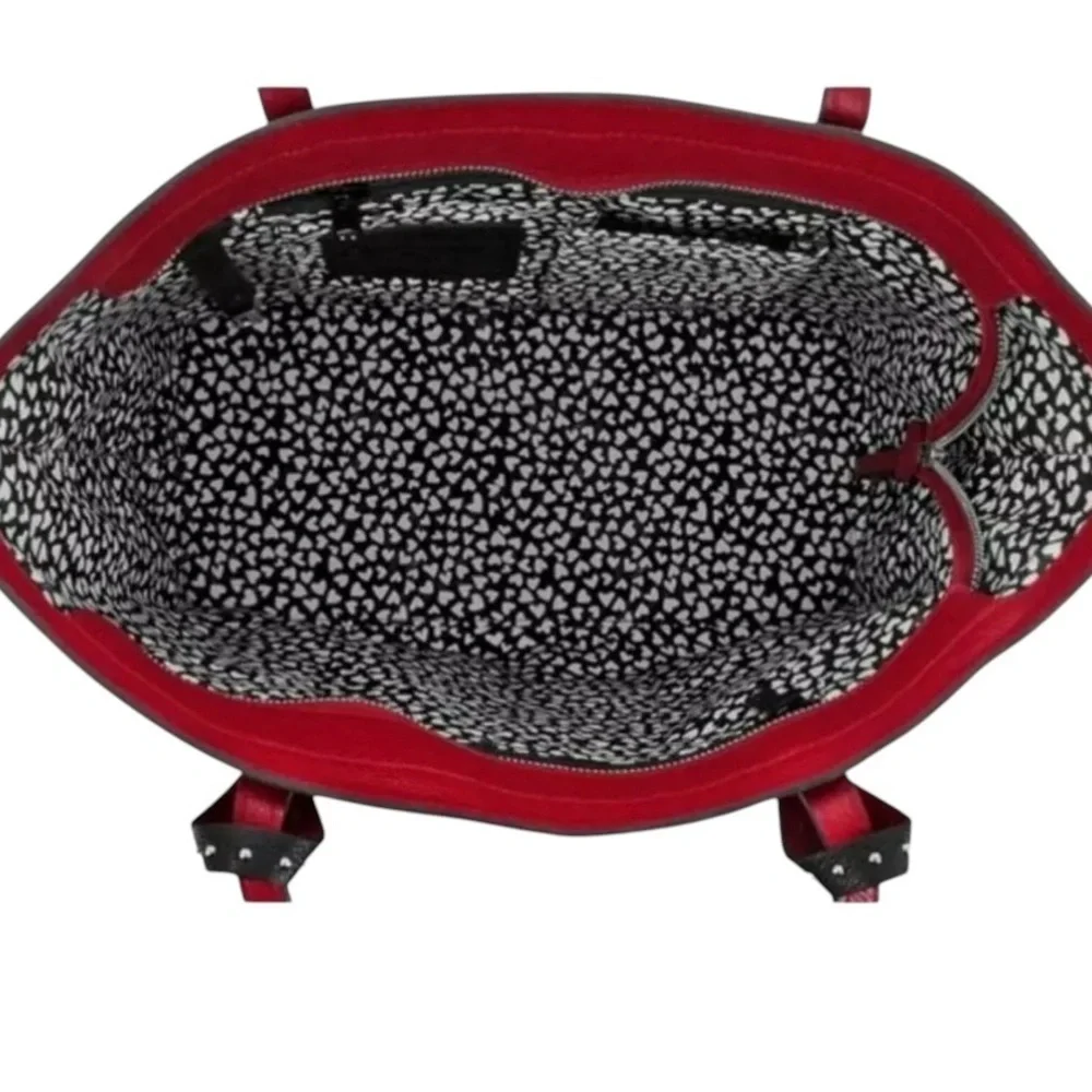 Retired Brighton fashionista leather hearts love‎ tote bag
